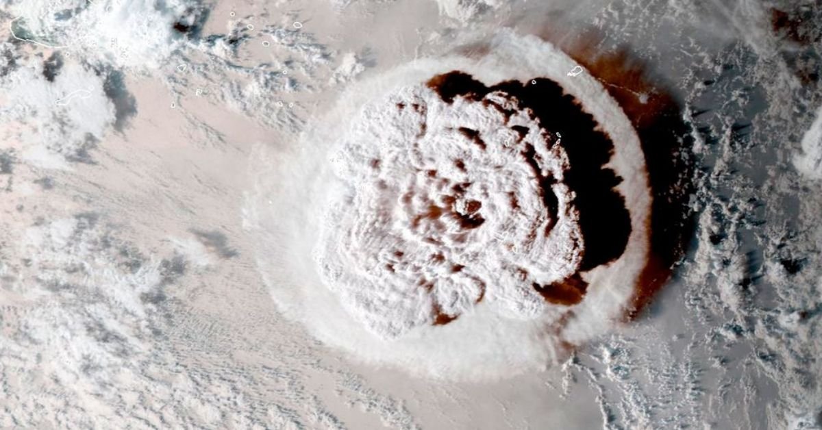 The volcanic explosion in Tonga Marathi info