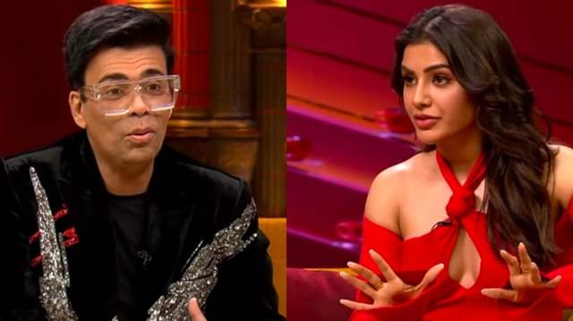 Samantha on Koffee With Karan