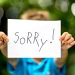 Say sorry to partner