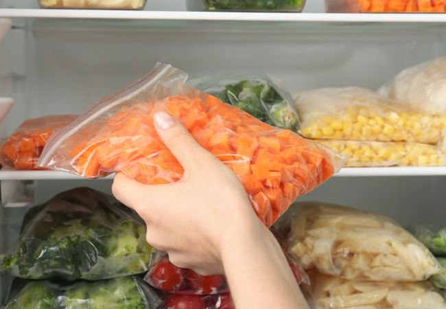 Frozen Vegetable Tips