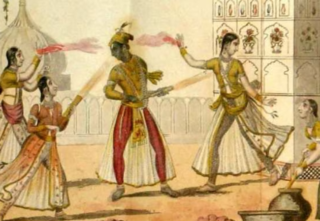 Holi in Mughal Empire