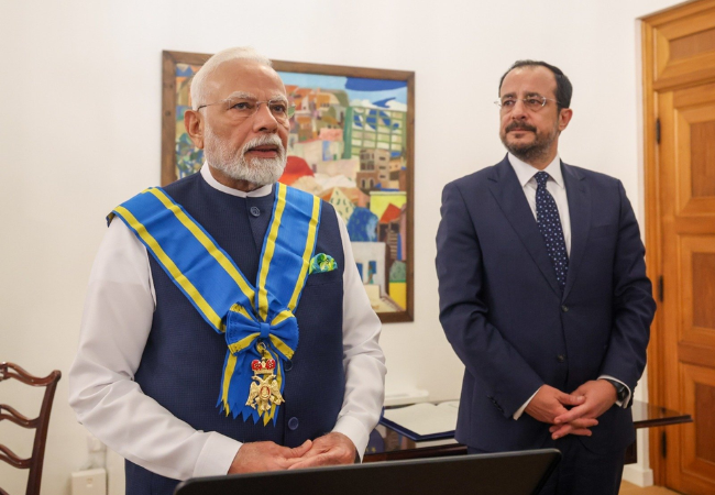 Cyprus’ Highest Honour